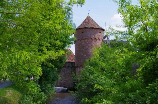 die Stadtmauer von Wissembourg