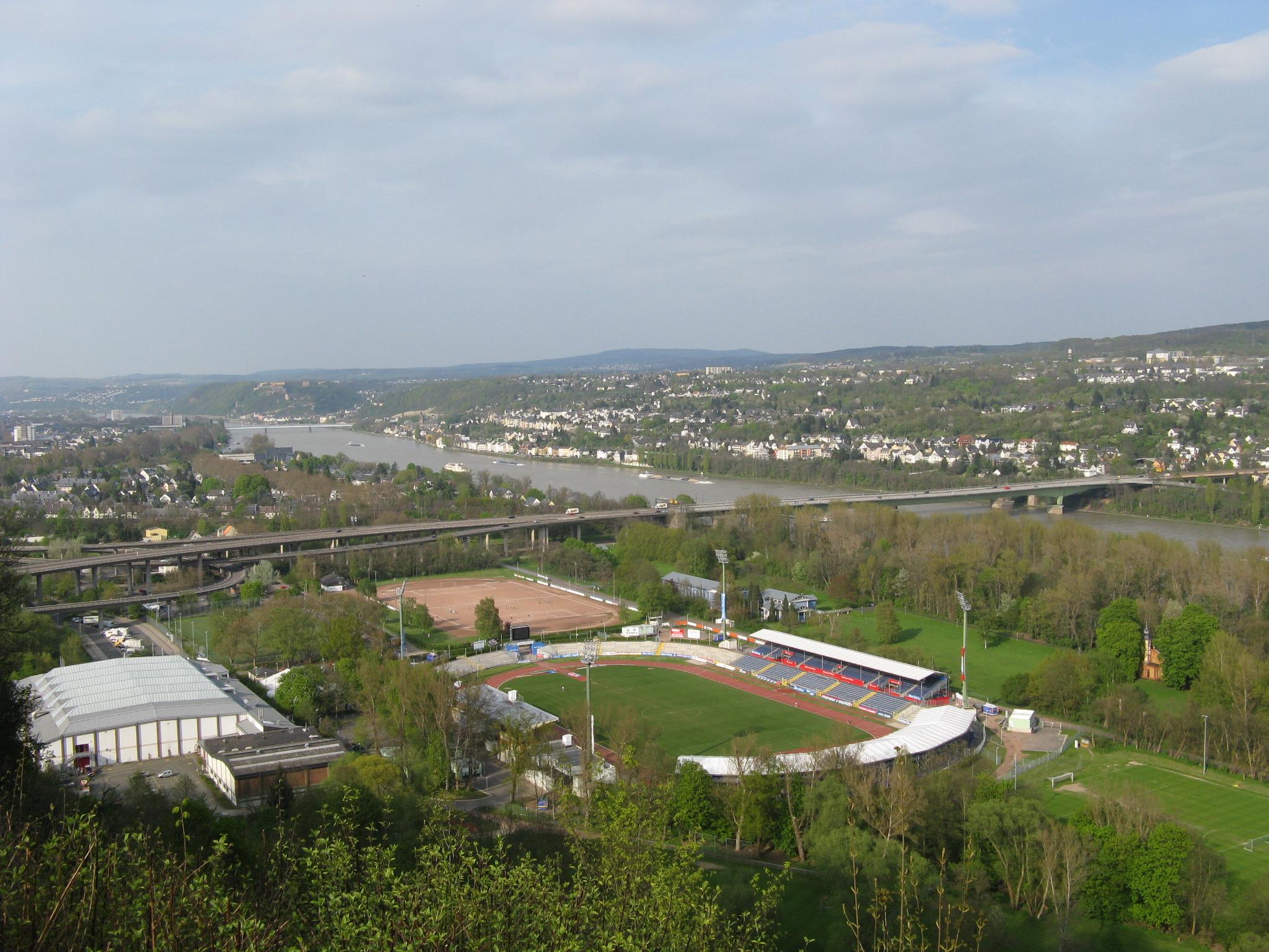das Stadion Oberwerth