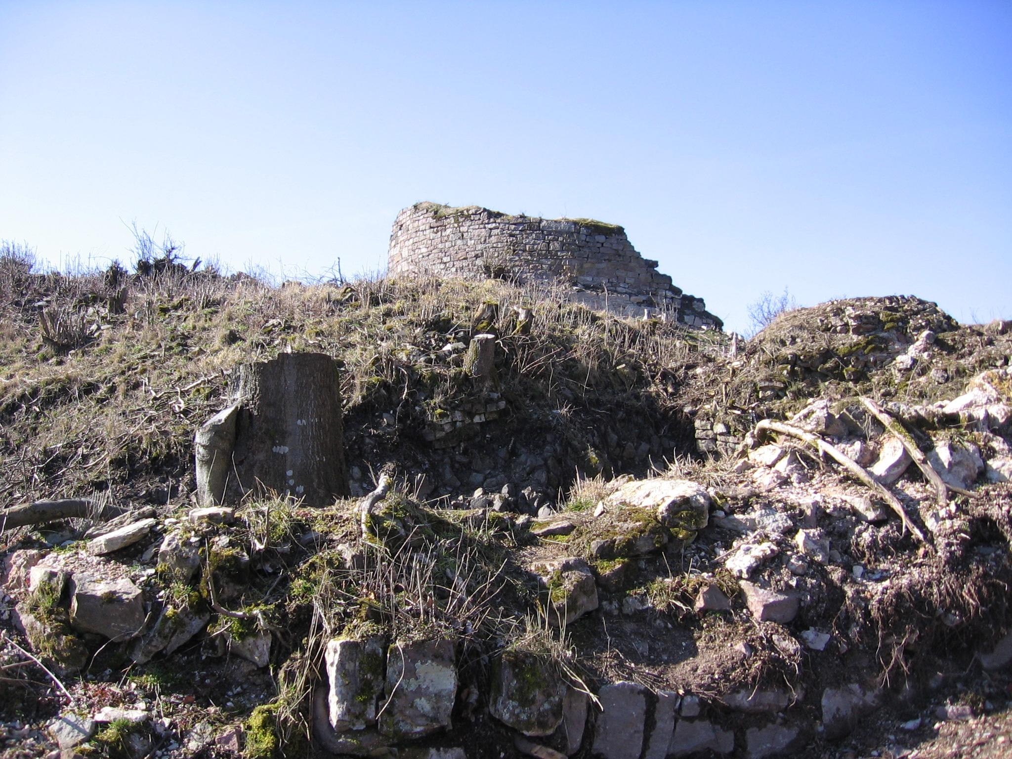 die Burgruine Osterburg